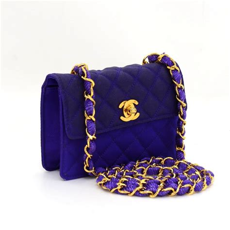 older purple purses by coco chanel